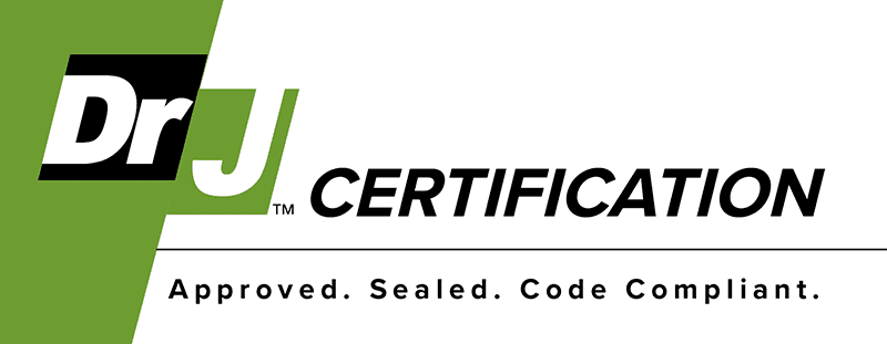 DrJ Certification. Approved. Sealed. Code Compliant